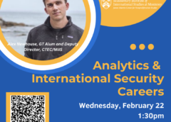 Analytics and Careers in International Security
